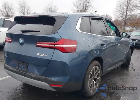 2026 BMW X3 30 xDrive из США, поврежденный, VIN 5UX53GP09T9194697